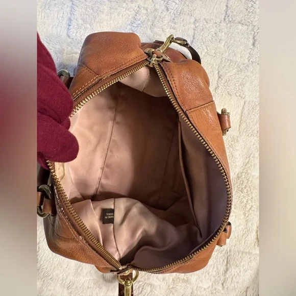 Vintage Coach Tan Leather Satchel - Picture 10 of 12